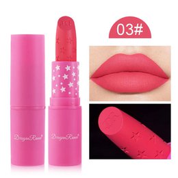 9 Colors Waterproof Rose Red Velvet Matte Lipstick Moisturizing Long Lasting Stars Not Easy To Fade Nude Lip Tint Black Lipstick