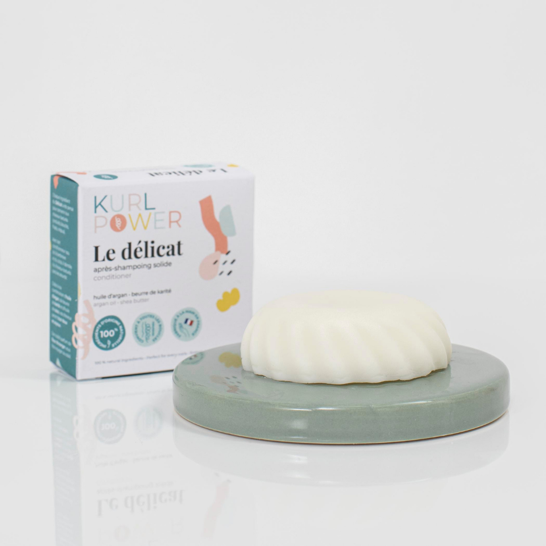 Après-shampoing solide  "Le Délicat"