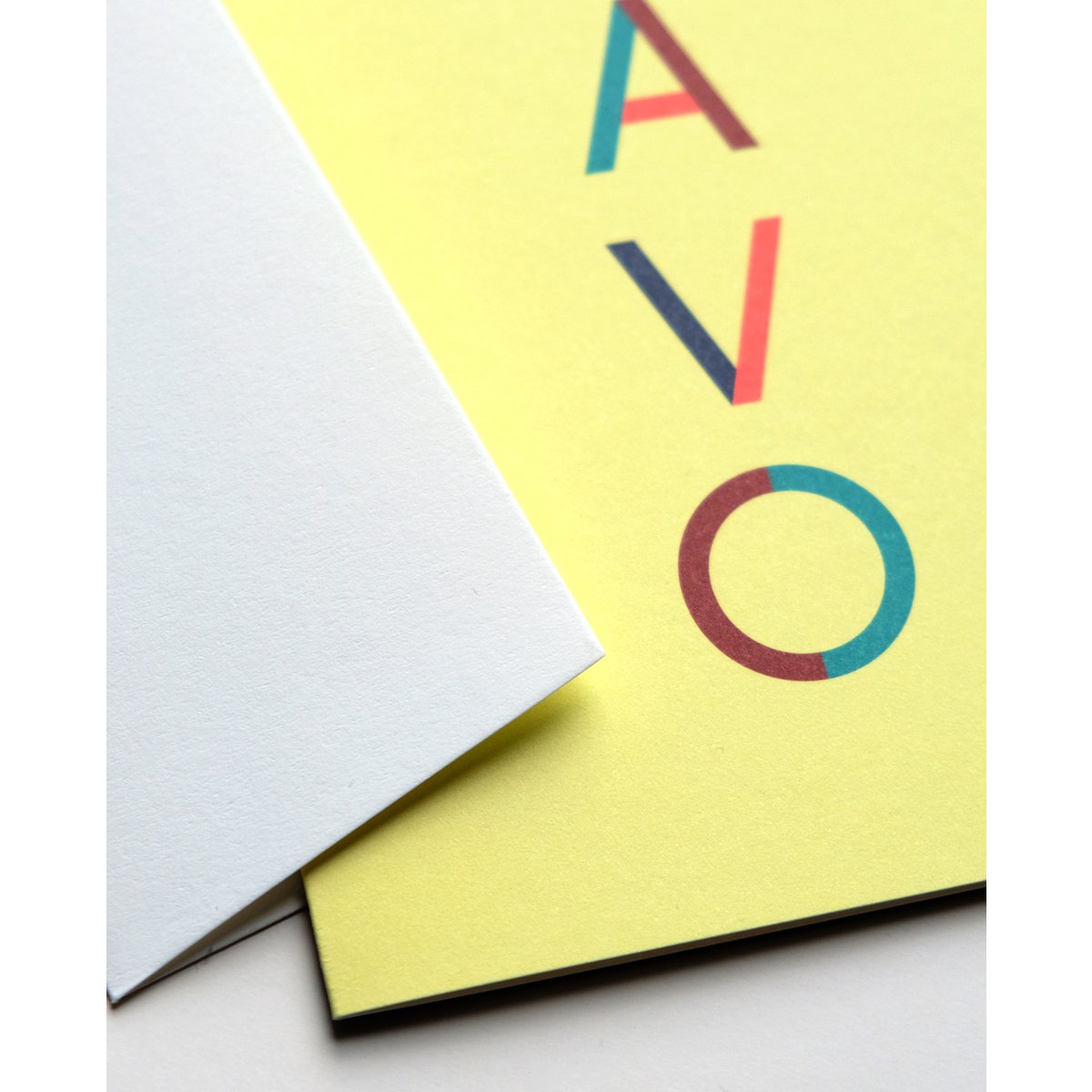 Grußkarte Lucky Letters Bravo