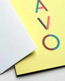 Grußkarte Lucky Letters Bravo