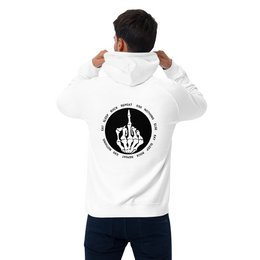 eat sleep Repeat Felpa con cappuccio raglan organica unisex