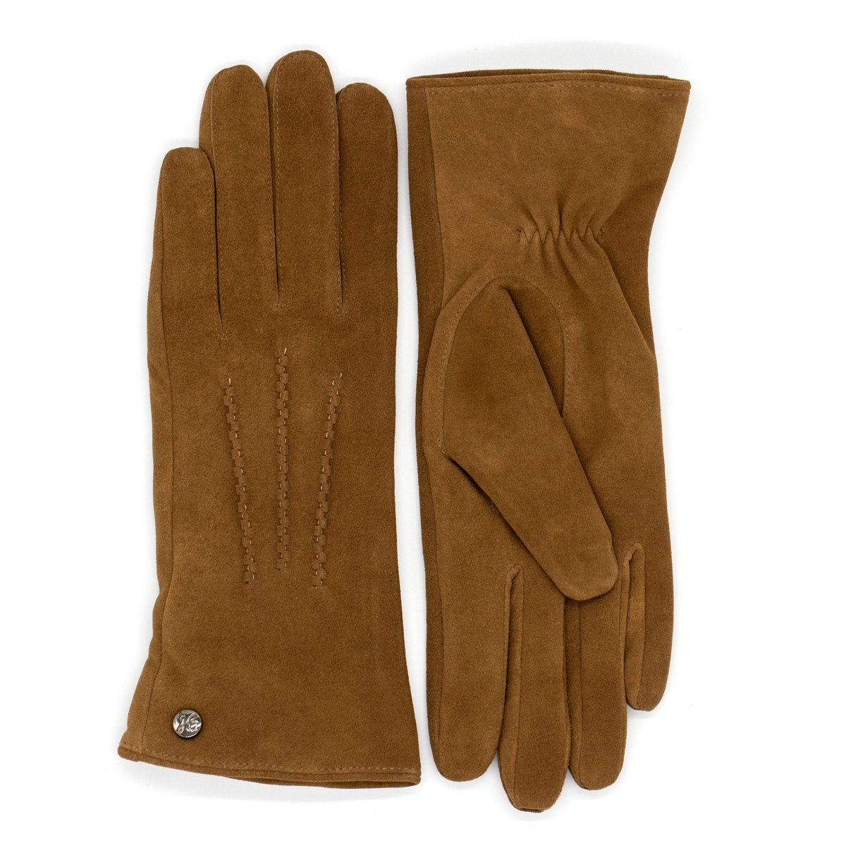 LEYLA – suede women’s gloves with cashmere wool lining