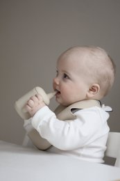 Silicone bib - Oyster Beige