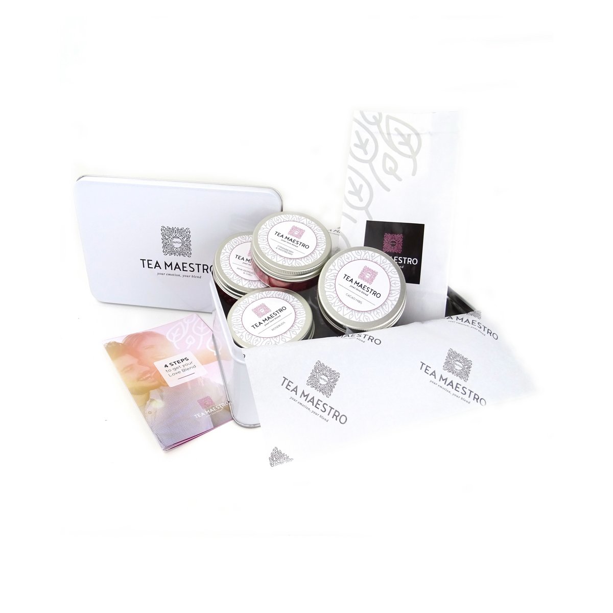 Haz tu propio paquete de mezcla de té - Love