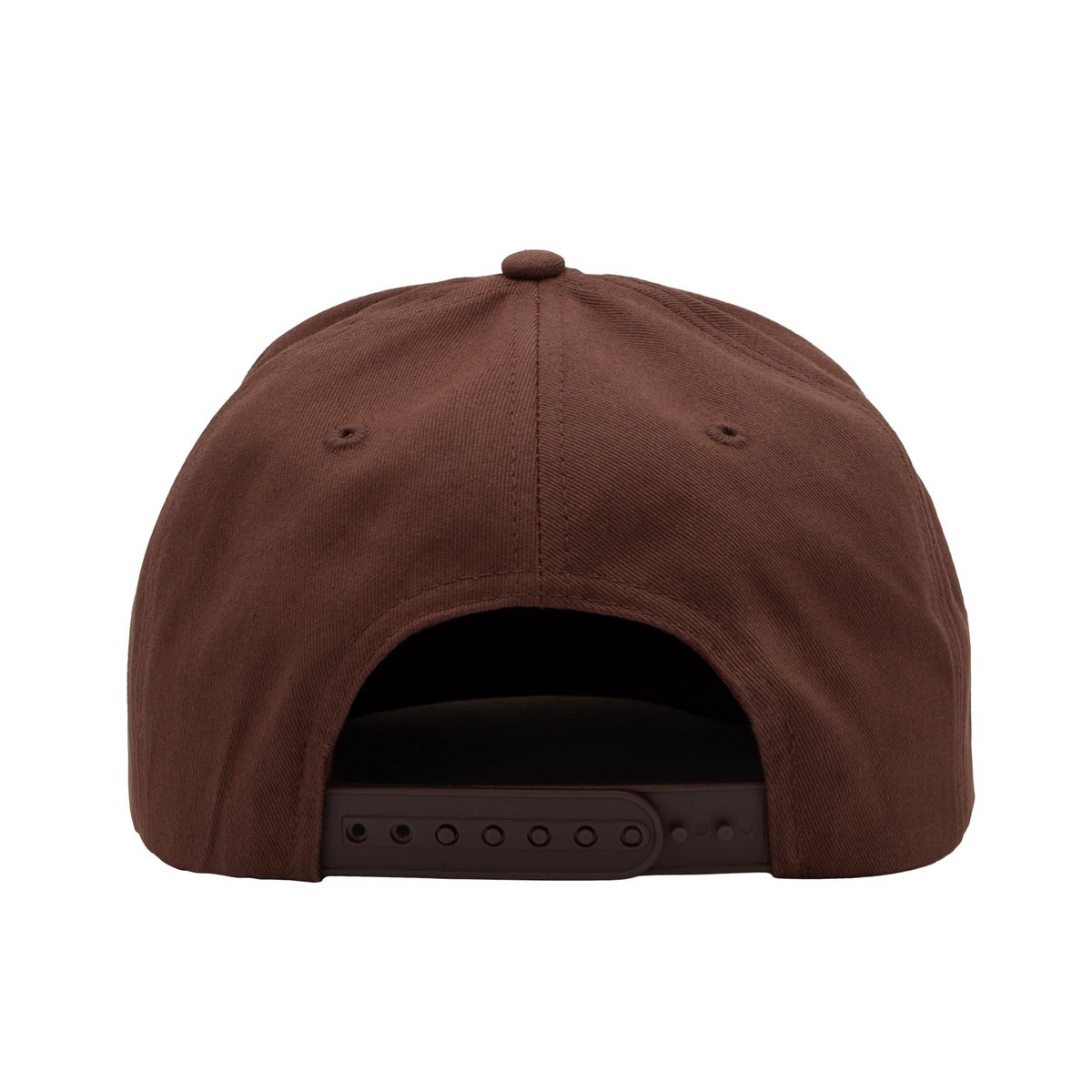 Flat Brim Cap 'Sponsored by Whiskey' in Braun