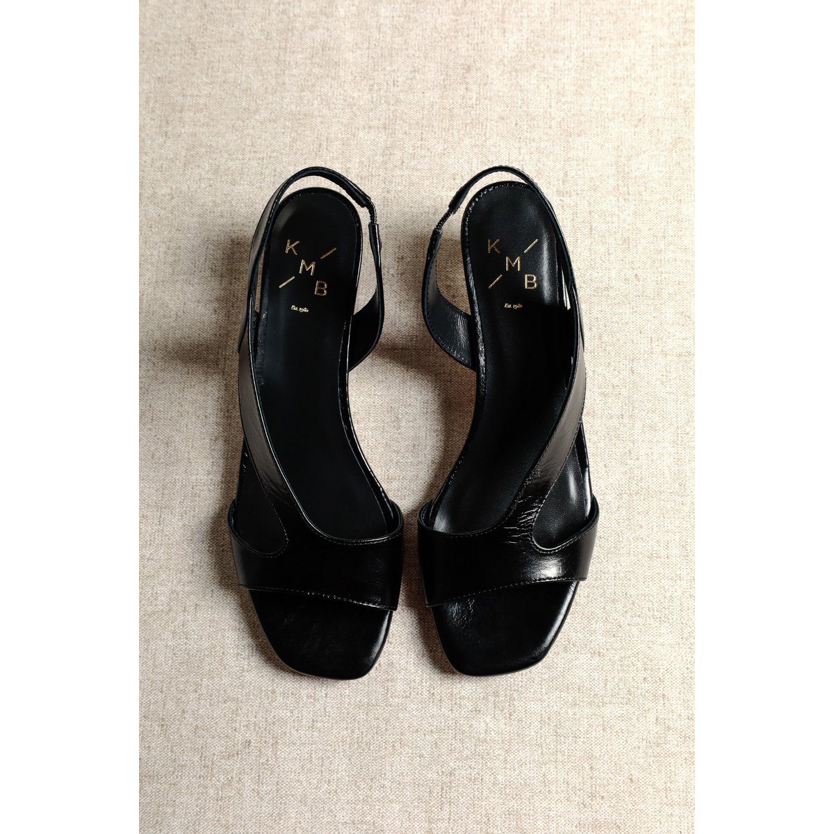 JULIET BLACK – Sandale mit Slingback-Absatz