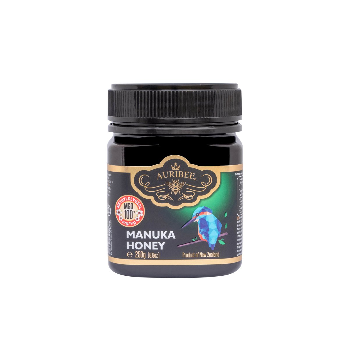 100% Pure, raw Manuka Honey MGO 100+ (250 grams)