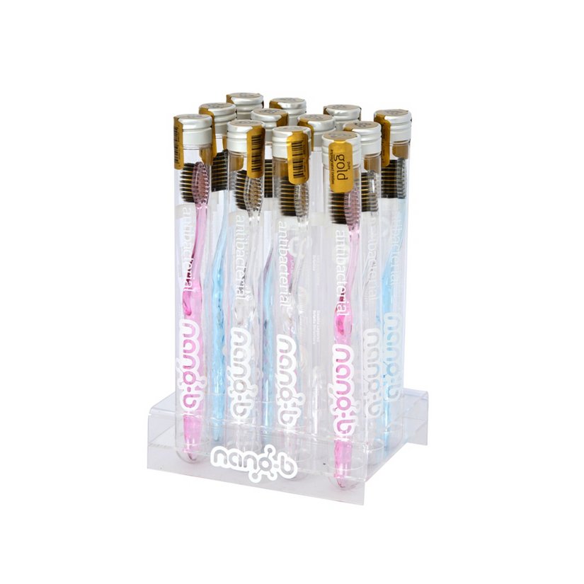 Nano-b Guld & Charcoal Tandbørste Pink