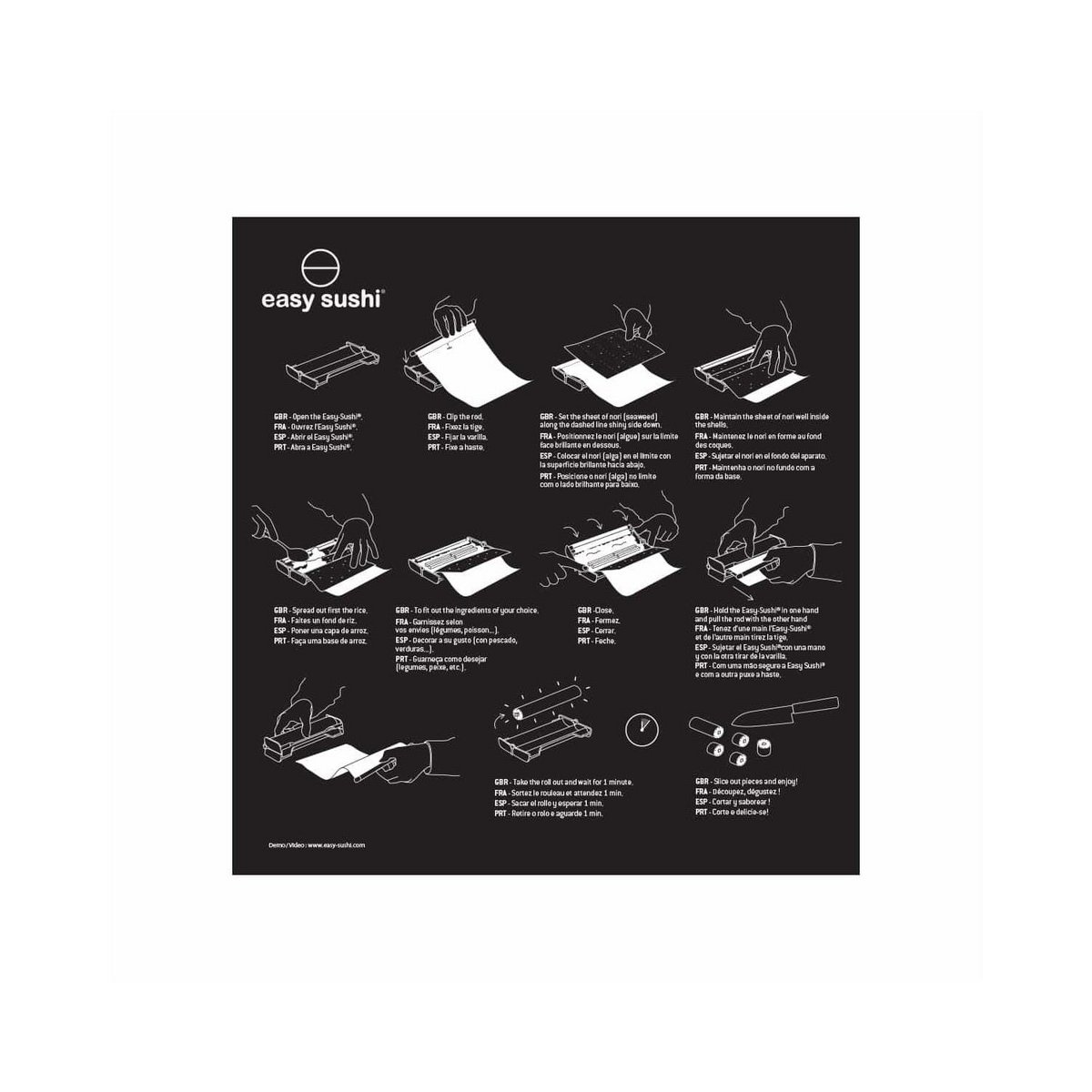 Łatwy sushi® 2.5 noir