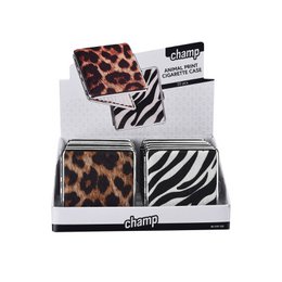 Student mit Leopard- und Zebra -Zigaretten