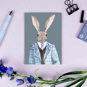 Osterkarte Hase