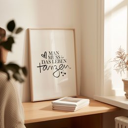 Poster: Man muss das Leben tanzen
