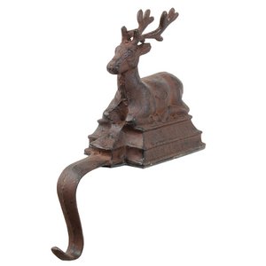 Sock hanger reindeer 9x19x18 cm