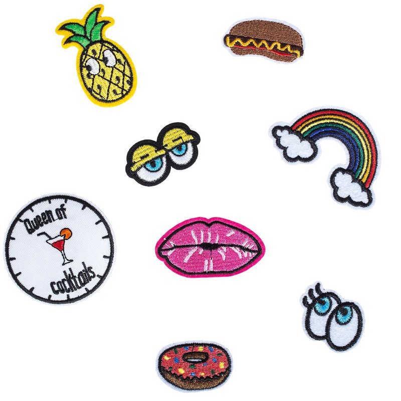 Set of iron-on patches (100 PCES) - Theme: FANTASY