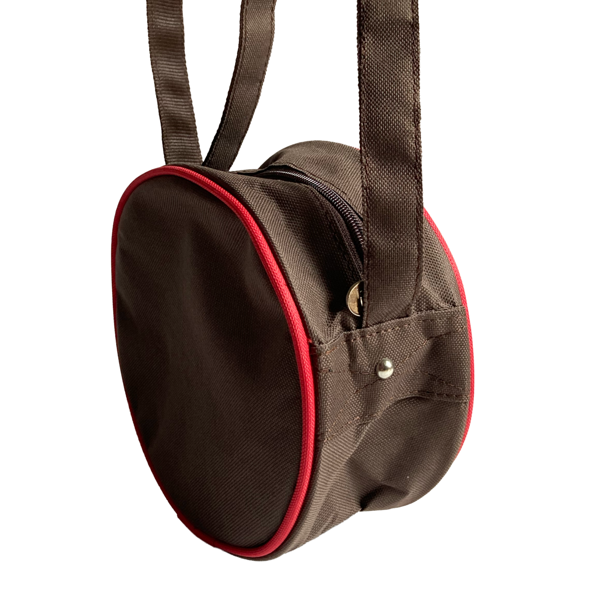 Shoulderbag round - retro doll head
