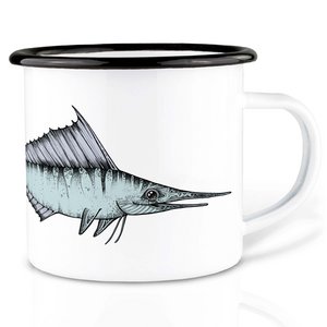 Enamel cup – swordfish