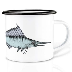 Enamel cup – swordfish