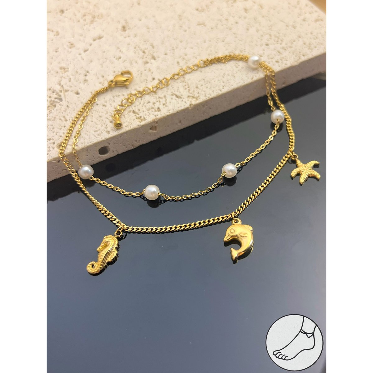 Akvil Chain Double Tower Marine Steel Escape