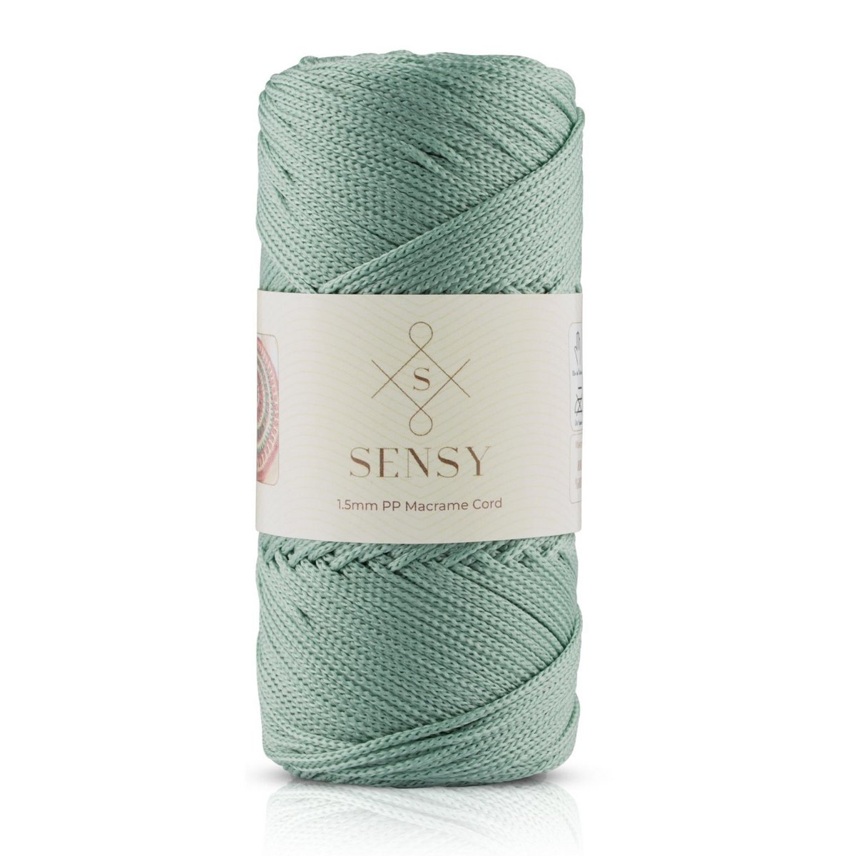 Cordoncino macramè Sensy Premium da 1,5 mm - 164 iarde, 100% poliestere
