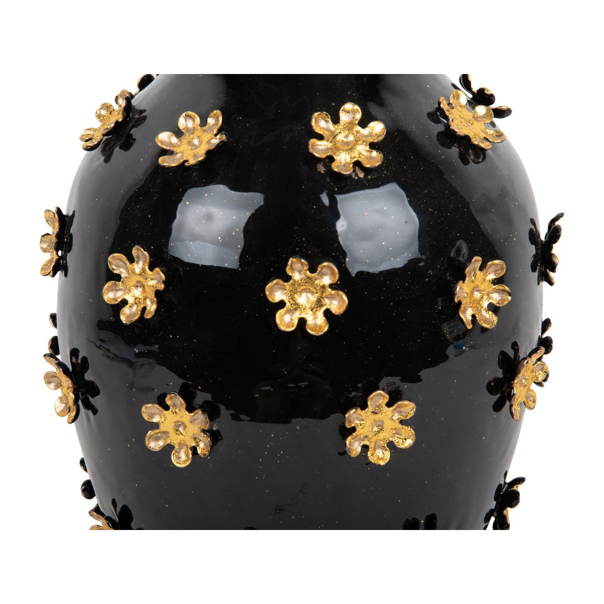 Vase goldene Blumen