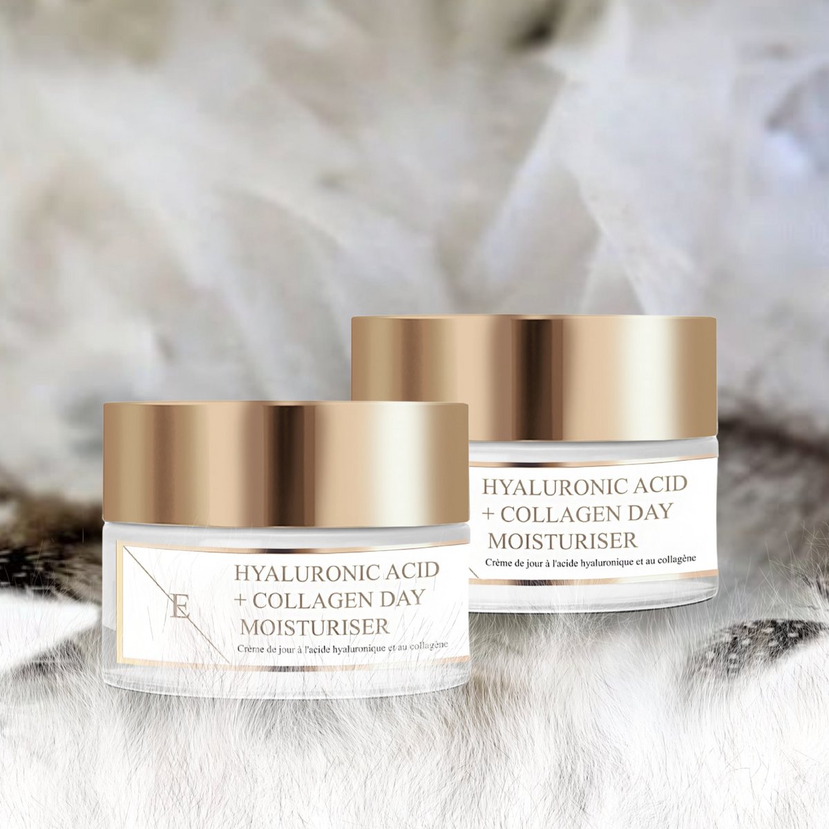 2x Crema da giorno all'acido ialuronico e collagene 50 ml