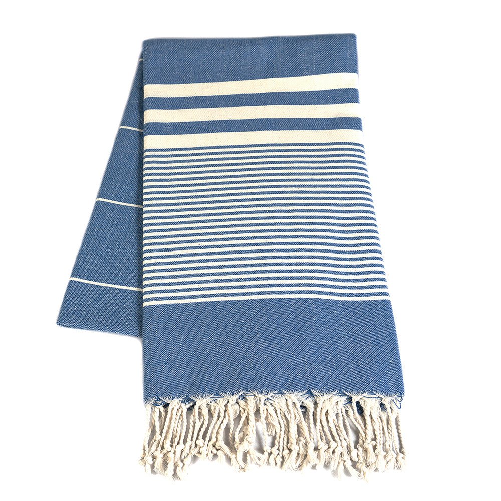 Sax Blue 100cm x 180 cm 100% Cotton