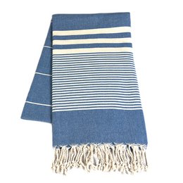 Sax Blue 100cm x 180 cm 100% Cotton