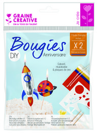 DIY SPACE BIRTHDAY CANDLES KIT