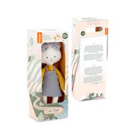 Cotton Plush Toy, Cotti Motti, Christy the Cat (30 cm)