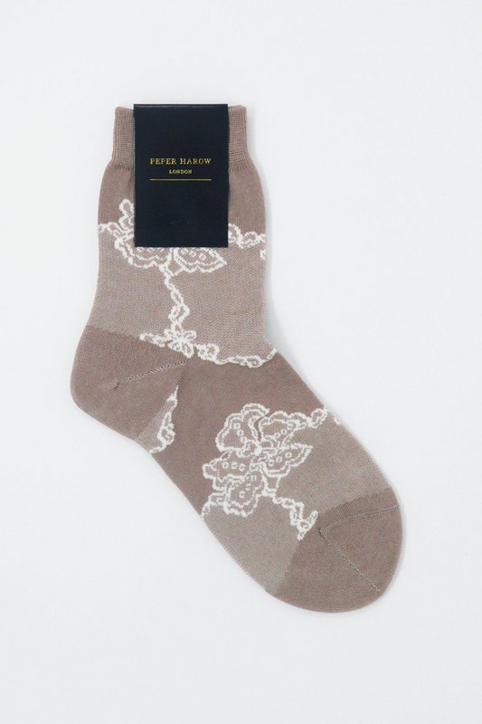 Zarte Damensocken - Mink