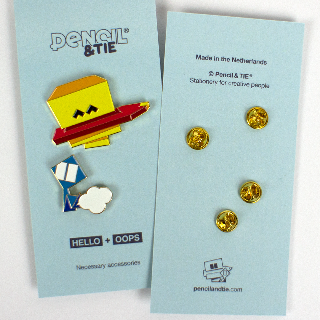 Pin | Hello & Oops | Soft enamel