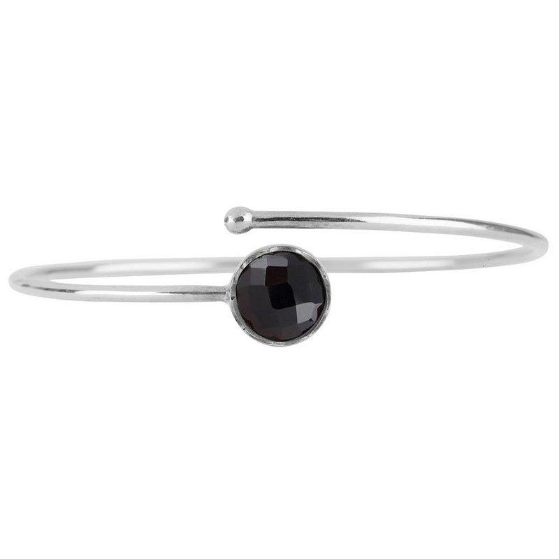 Silver bracelet Black Onyx