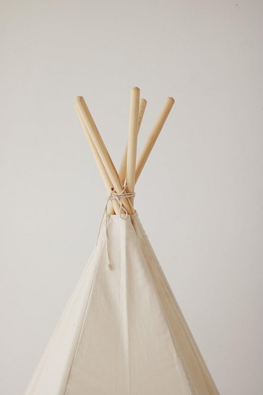Tipi- und Mattenset „Beige“