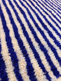 Berber carpet - Blu - 1.50 x 2.50