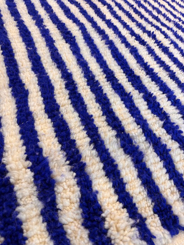 Berber carpet - Blu - 1.50 x 2.50