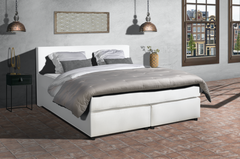 Mörgenn Boxspring Parga Leather Look - Complete set