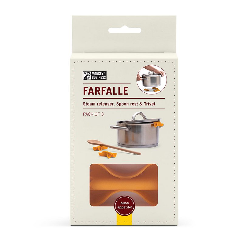 Pasta Shaped Steam Release & Trivet | Farfalle