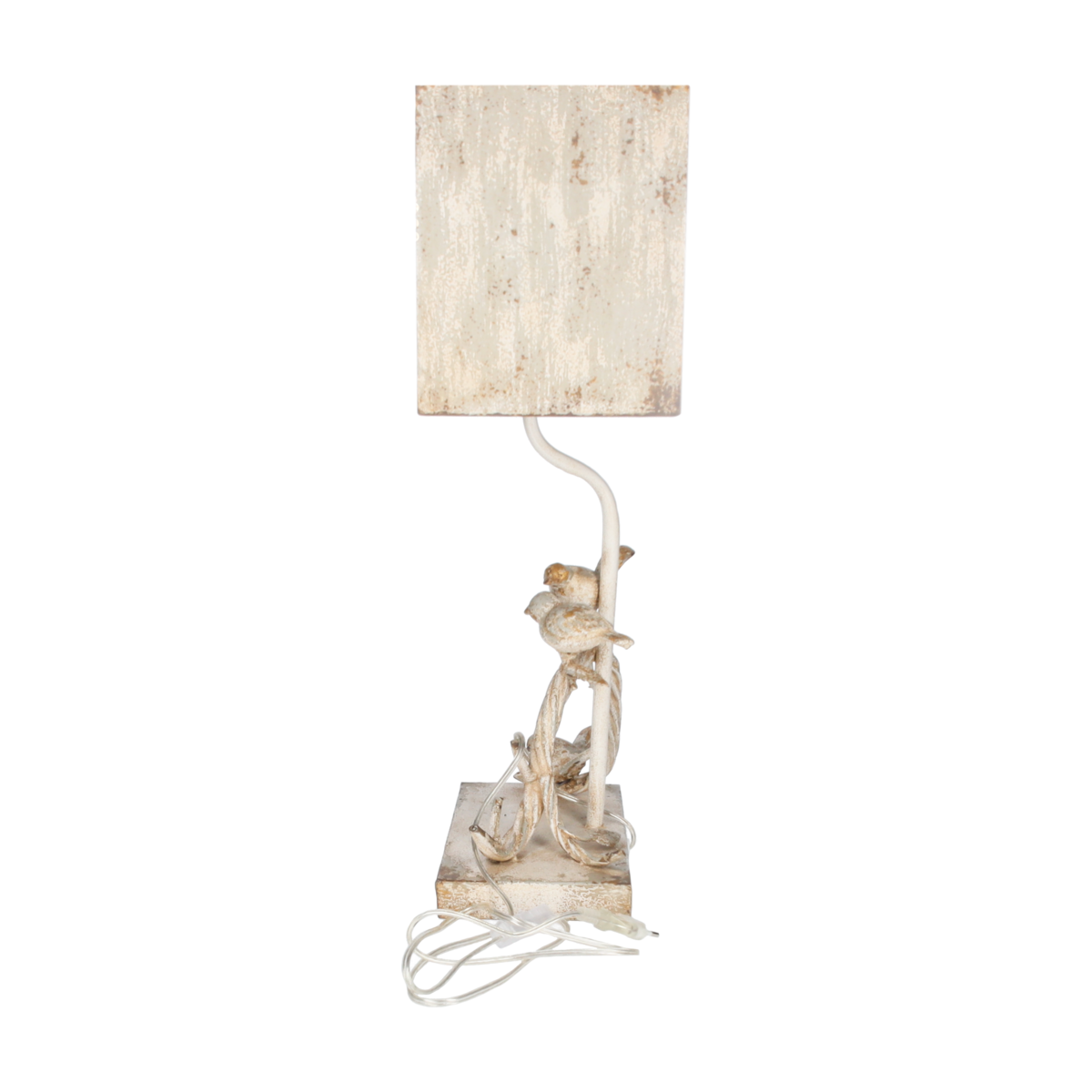 3-Vögel-Lampe mit Lampenschirm 70x42x15 cm