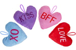 PLUCHE COOLE HARTJES 4AS