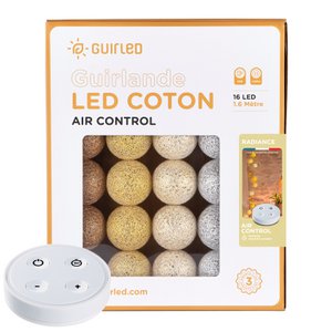 Radiance Remote Control USB LED Cotton Ball String Lights
