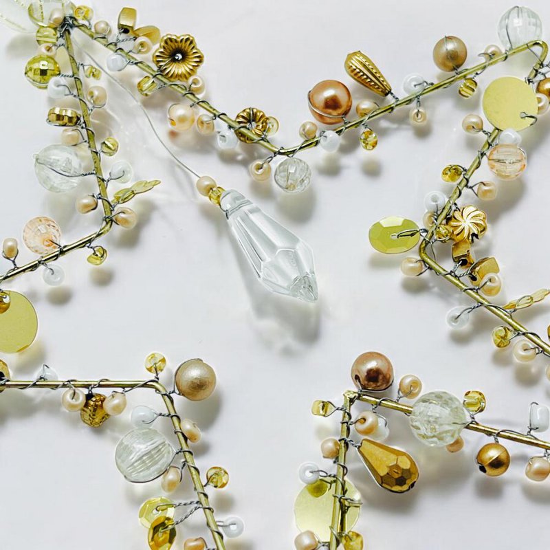 Decoratie SPARKLE ster goud