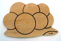 Tavola Vesper nel design Bollenhut | Tagliere da cucina tagliere tagliere da colazione in legno di faggio | Regalo della Foresta Nera