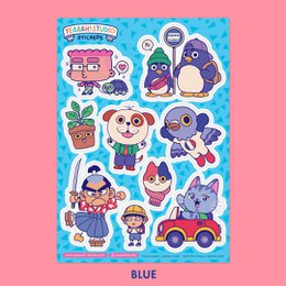 Planches de stickers : 5 versions différentes au choix