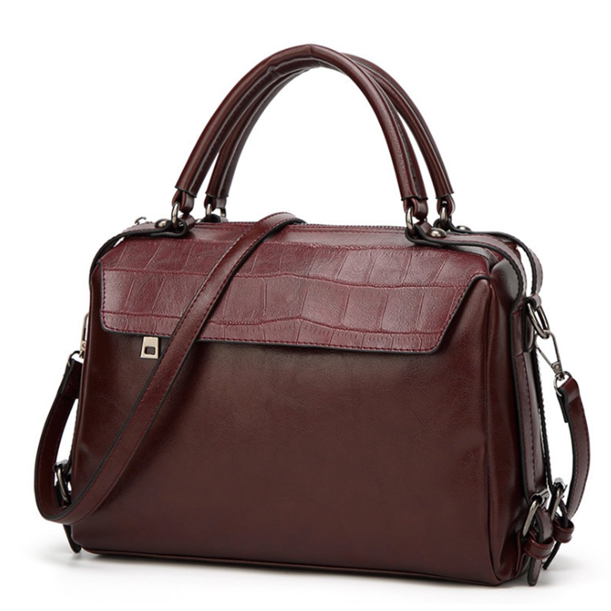AnBeck Women's Elegant PU Leather Shoulder Bag / Top Handle (2 Color Options)