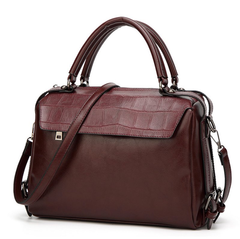 AnBeck Women's Elegant PU Leather Shoulder Bag / Top Handle (2 Color Options)