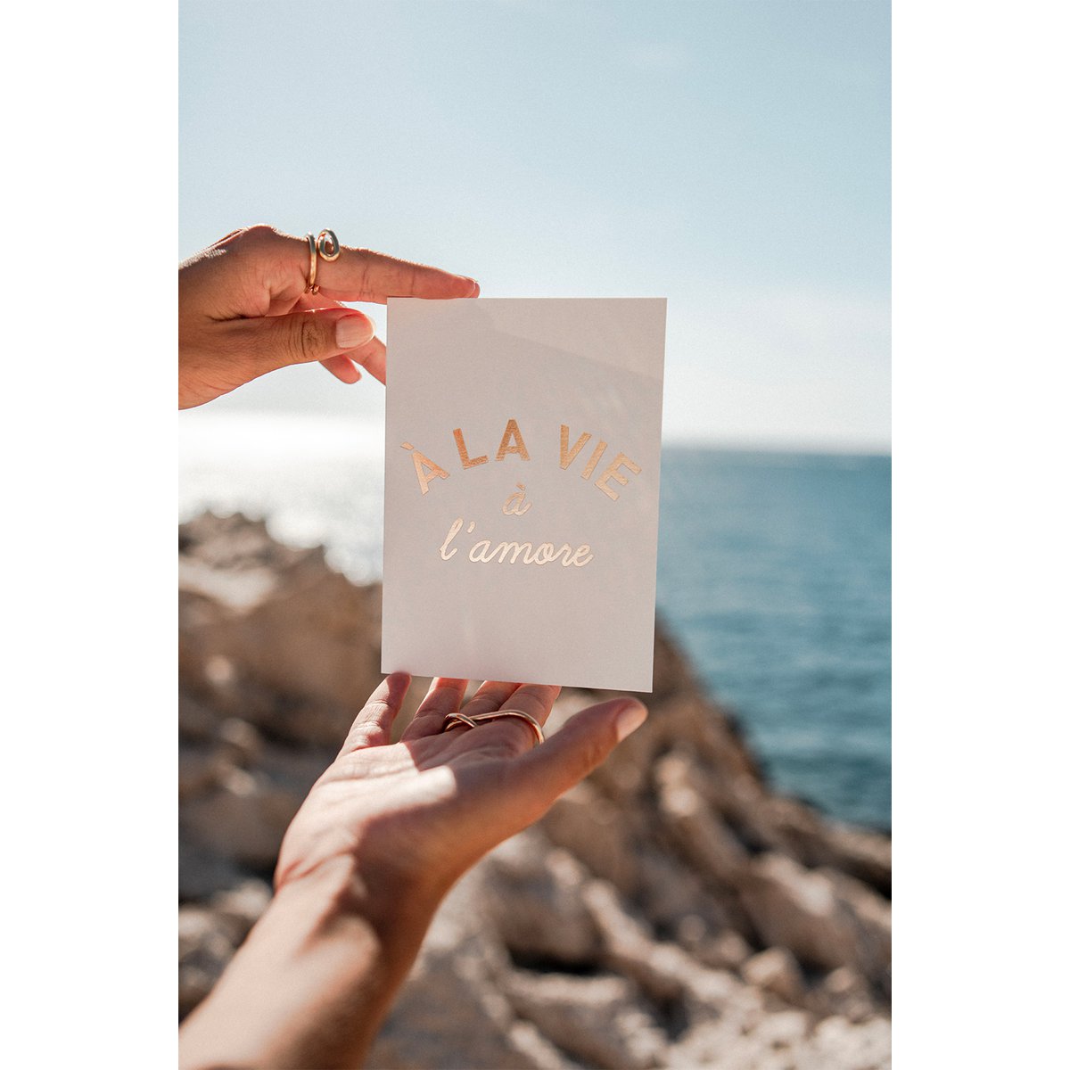 Golden Love Card