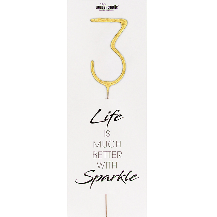 GIANT Sortiment 144 Wondercandle® Giant Life is much better with sparkle 498