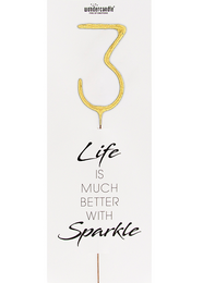 GIANT Sortiment 144 Wondercandle® Giant Life is much better with sparkle 498