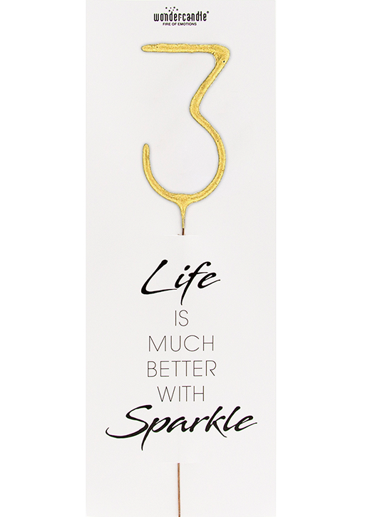 GIANT Sortiment 144 Wondercandle® Giant Life is much better with sparkle 498
