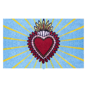 Kitsch Kitchen doormat Milagro blue